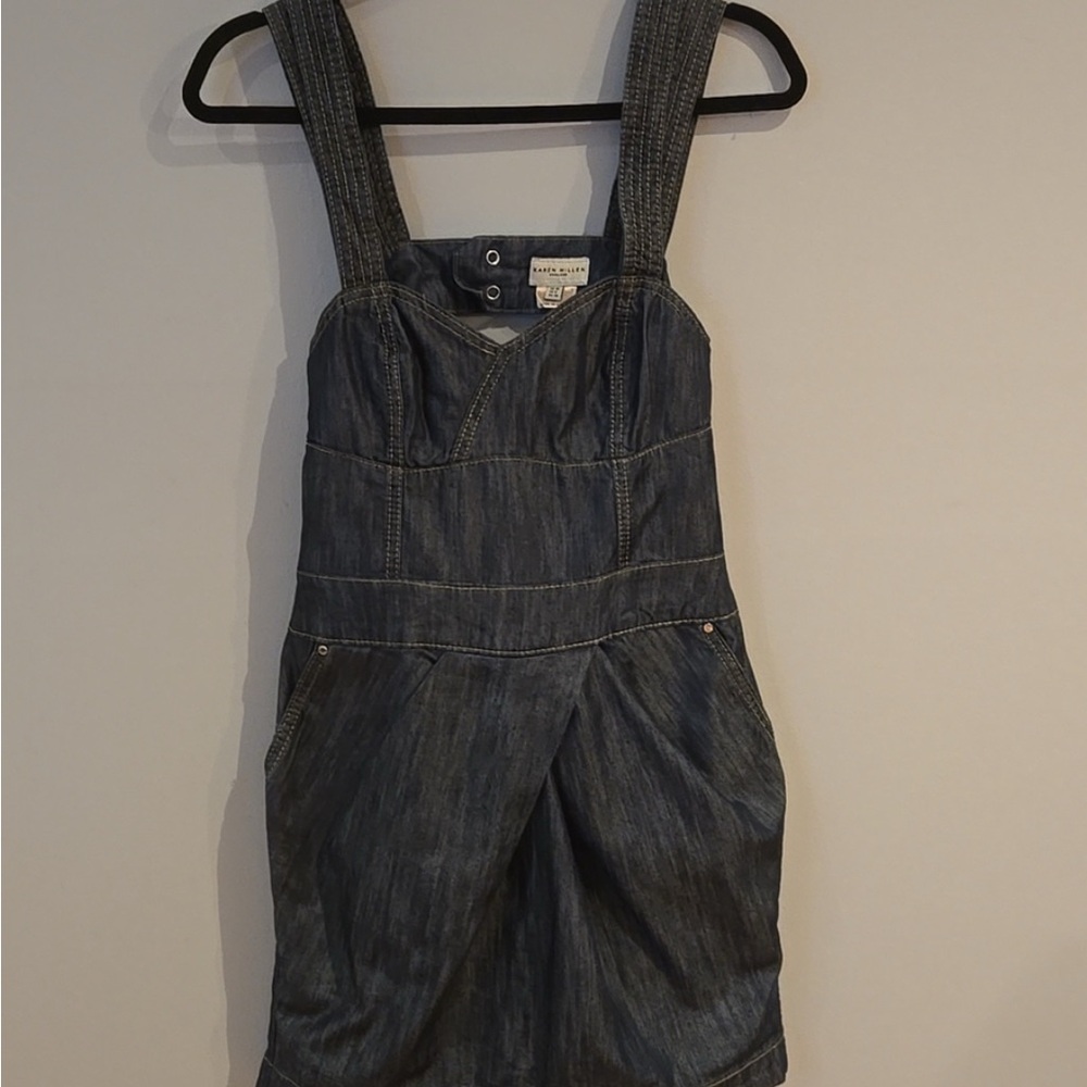 Karen Millen Denim Blue Women's Dress Sz. 6